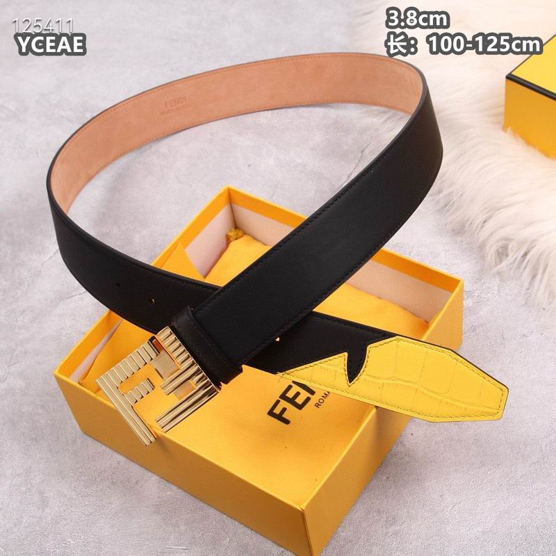 Fendi belt 38mmX100-125cm  8L21